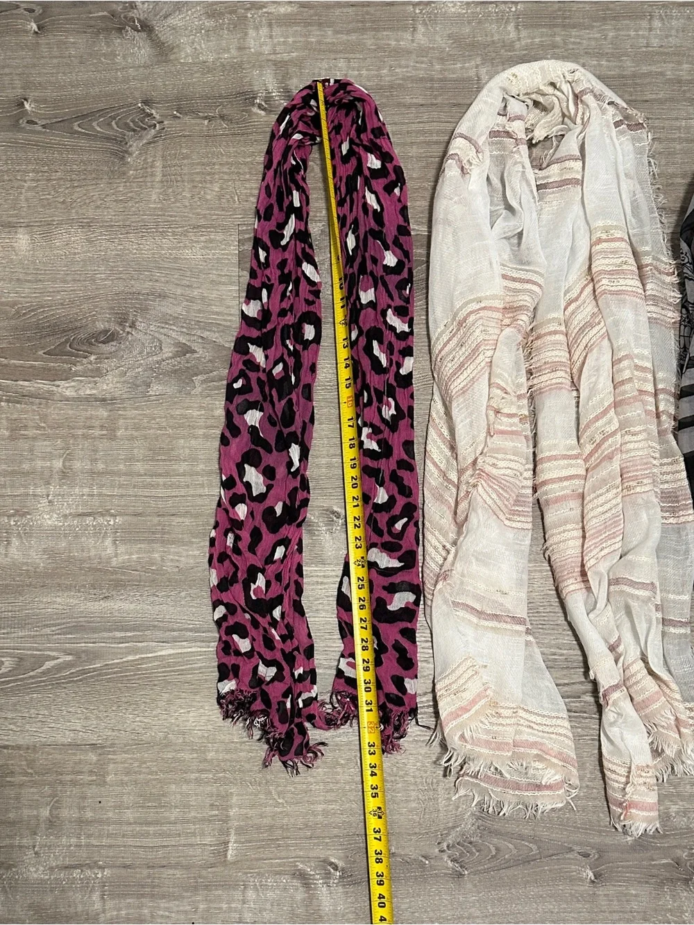 THREE Scarf Bundle 2010s Y2K Rectangle and Infinity Style